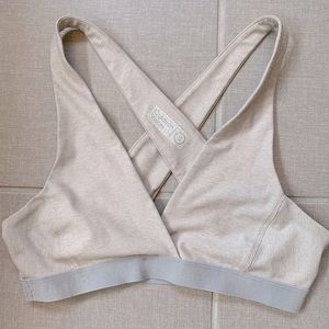 Outdoor voices cross back halter sports bra